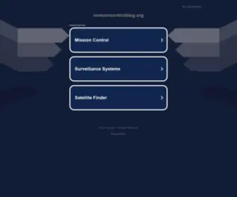 Missioncontrolblog.org(Dit domein kan te koop zijn) Screenshot