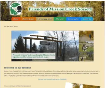 Missioncreekfriends.ca(Missioncreekfriends) Screenshot