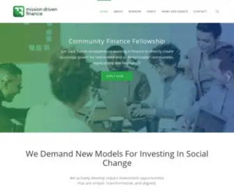 Missiondrivenfinance.com(Mission Driven Finance Impact Investing) Screenshot