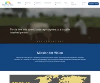 Missionforvision.org.in(Blindness) Screenshot