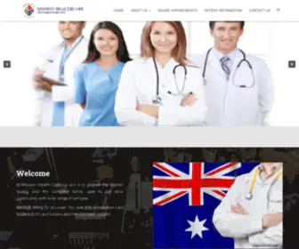 Missionhealthcare.com.au(Mission Healthcare medical centre) Screenshot