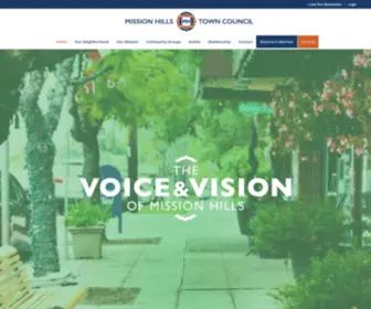 Missionhillstowncouncil.org(Mission Hills Town Council) Screenshot