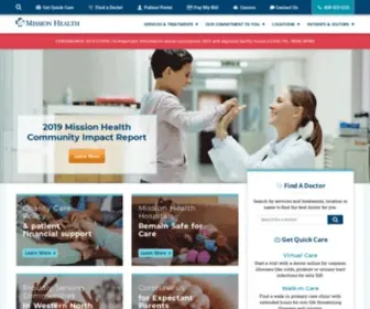 Missionhospitals.org Screenshot