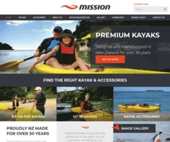 Missionkayaking.com(Kayaks & Accessories) Screenshot