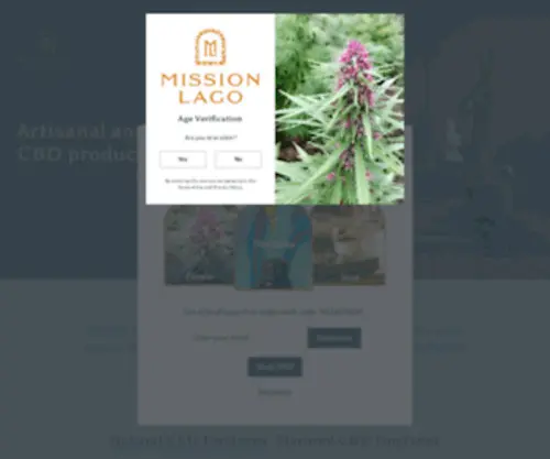 Missionlagofarms.com(Premium Hemp Flower & CBD) Screenshot