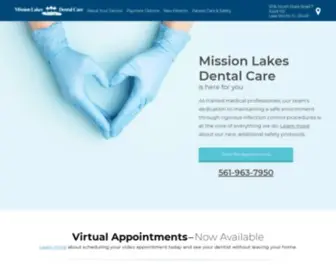 Missionlakesdentalcare.com(Mission Lakes Dental Care) Screenshot