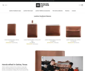 Missionleatherco.com(Mission Leather Co) Screenshot