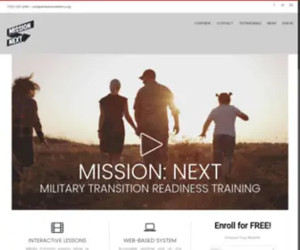 Missionnextvtc.com(Military Transition Readiness Training FREE Online) Screenshot