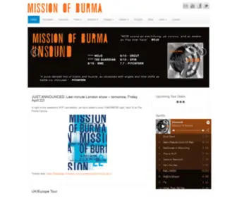 Missionofburma.com(Mission of Burma) Screenshot