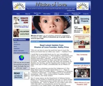 Missionoflove.org(Mission of Love) Screenshot