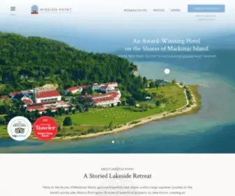 Missionpoint.com(Mackinac Island Hotels) Screenshot