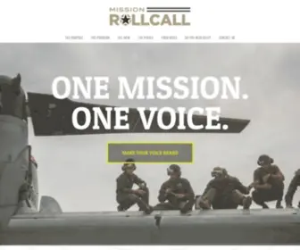 Missionrollcall.org(Mission Roll Call) Screenshot