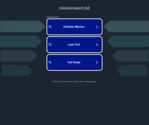 Missionseed.net(인터넷선교) Screenshot