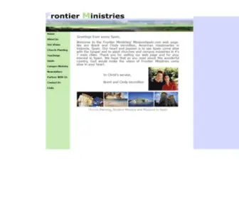 Missionsspain.com(Frontier Ministries) Screenshot