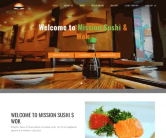 Missionsushi.com(Authentic Sushi in Boston) Screenshot