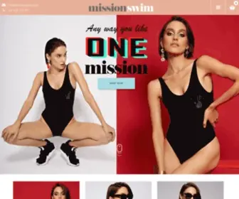 Missionswim.com(Unique swimsuits for women) Screenshot