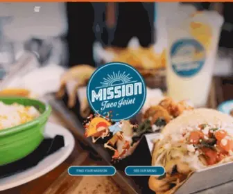 Missiontacojoint.com(Mission Taco Joint) Screenshot