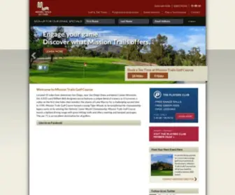 Missiontrailsgc.com(San Diego Golf Course) Screenshot