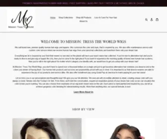 Missionttw.com(Tress The World Wigs) Screenshot