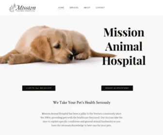 Missionvetventura.com(MISSION ANIMAL HOSPITAL) Screenshot