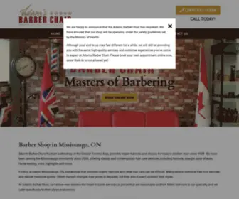 Mississaugabarbershop.com(Barbers in Mississauga) Screenshot