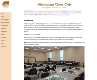 Mississaugachessclub.ca(Mississauga Chess Club) Screenshot