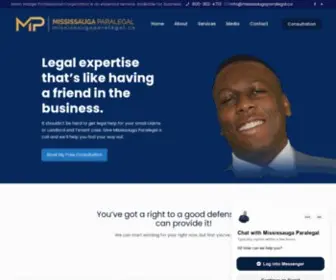 Mississaugaparalegal.ca(Mississauga Paralegal) Screenshot