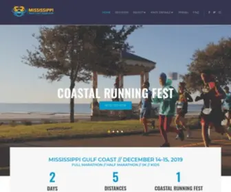 Mississippigulfcoastmarathon.com(The Mississippi Gulf Coast Marathon) Screenshot