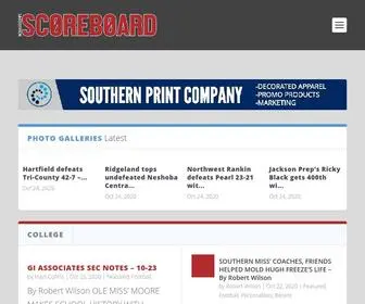 Mississippiscoreboard.com(Mississippi Scoreboard) Screenshot