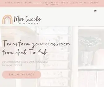 Missjacobslittlelearners.com.au(Affordable Teaching Resources) Screenshot