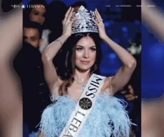 Misslebanon.com(Official Website of Miss Lebanon) Screenshot