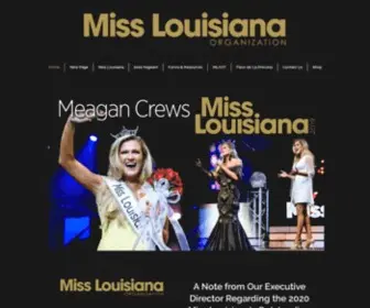 Misslouisiana.org(Miss Louisiana Organization) Screenshot