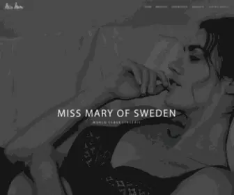 Missmary.com(Miss Mary of Sweden) Screenshot