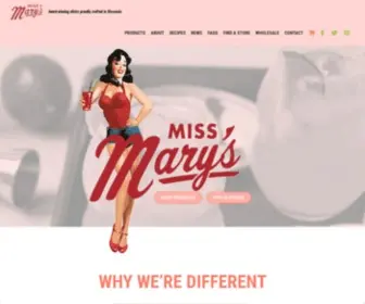 Missmarysmix.com(Shop Miss Mary's Bloody Mixer) Screenshot