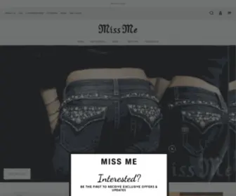 Missme.co.za(Miss Me Jeans) Screenshot