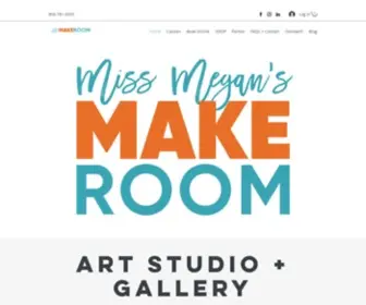 Missmegansmakeroom.com(Art Classes) Screenshot