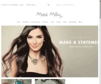 Missmilly.co.uk(Miss Milly Quality Costume Jewellery) Screenshot