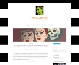 Missmisery.blog(Music and melancholia) Screenshot