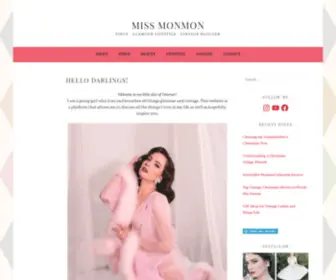 Missmonmon.com(Pinup) Screenshot