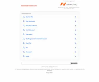 Missmotivated.com(Miss Motivated empowers women to take control of their finances) Screenshot