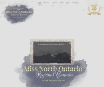 Missnorthontario.com(MISS NORTH ONTARIO OFFICIAL SITE) Screenshot