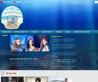 Missoceanvietnam.com(Miss Ocean Vietnam) Screenshot