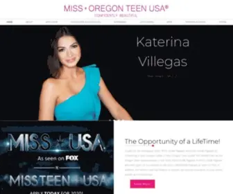 Missoregonusa.com(Miss Oregon USA) Screenshot