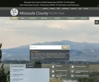Missoulacounty.us(Missoula County) Screenshot