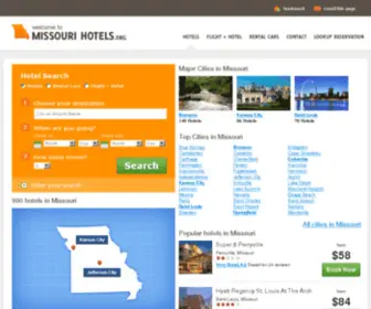 Missouri-Hotels.org(Travel Reservations) Screenshot