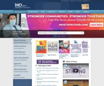 Missouri.gov(State of Missouri Website) Screenshot