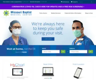 Missouribaptist.org(Missouri Baptist Medical Center in St) Screenshot