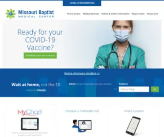 Missouribaptistmedicalcenter.com(Missouri Baptist Medical Center in St) Screenshot