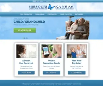 Missouricremation.com(Missouri & Kansas Cremation Services) Screenshot