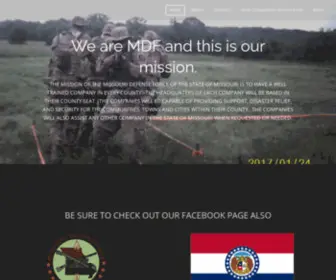 Missouridefenseforce.com(THE MISSION OF THE MISSOURI DEFENSE FORCE OF THE STATE OF MISSOURI) Screenshot